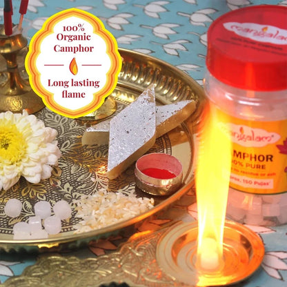 Camphor Tablet - Mangalam Jar -50 gm
