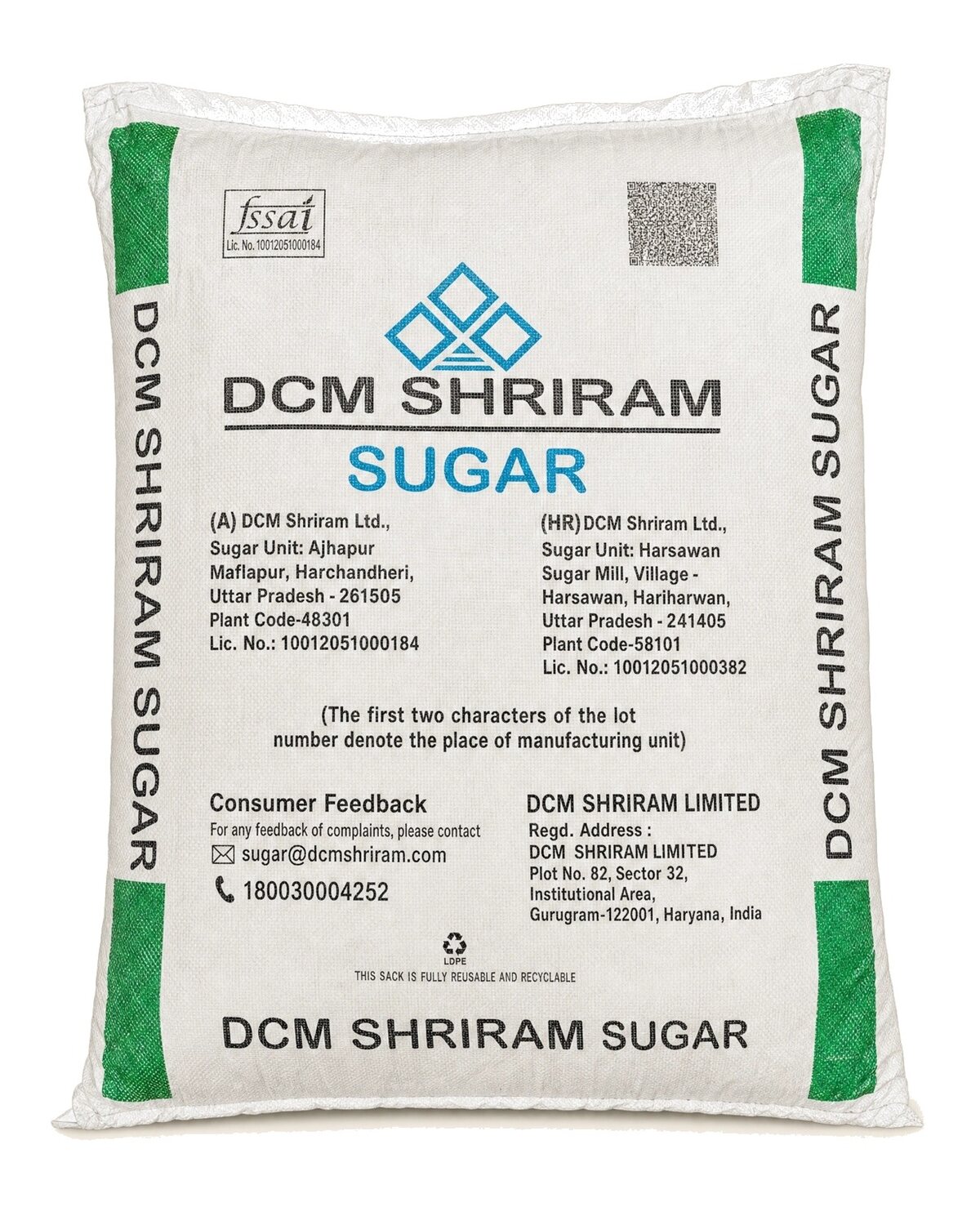 DCM Shriram L30 Refined Sugar — Wholesale Supply