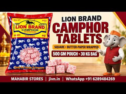 Camphor Tablet 500 gm Pouch (30 kg bag)